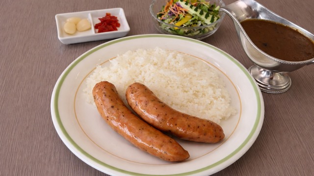 粗挽きソーセージカレー